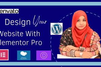 create wordpress website elementor pro website, figma, xd, PSD to elementor pro