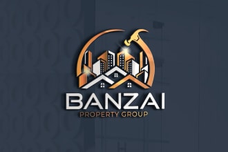 do professional modern minimalist 3d business logo design