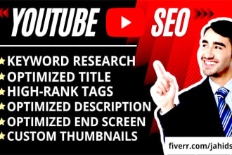 optimize youtube video SEO for top search ranking