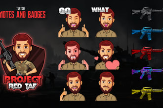 create custom twitch emotes, sub badges