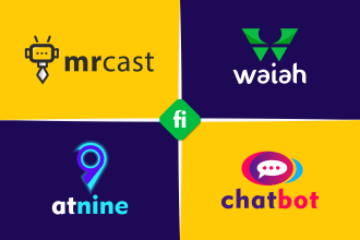 do modern timeless startup minimalist  brand identity business app logo design