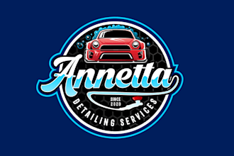 design automotive car wash, car racing, car repairing logo with business card