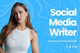 write high performing social media content and captions