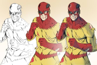 draw character for your comic, book, game, etc