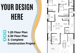 create a 2d floor plan for your dream home