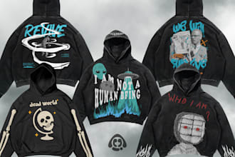 make design a streetwear hoodie for your brand