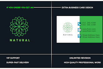 design natural medical agriculture logo for your business