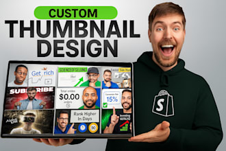 make pro youtube thumbnails for more views and clicks