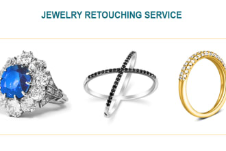 do jewelry retouching and editing  service
