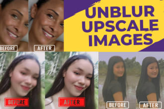 unblur, sharpen, enhance, upscale your images
