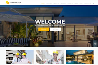 build construction website, handyman website with booking