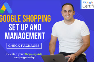 do google shopping ads setup and management