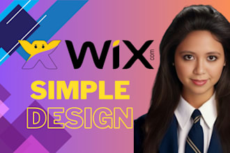 design simple wix website or redesign your wix website
