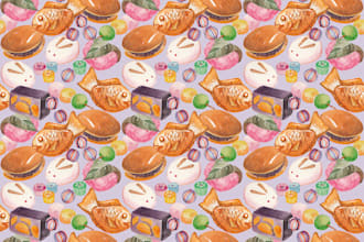 design seamless hand drawn patterns