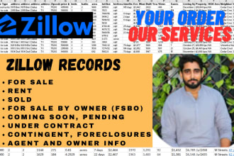scrape zillow records with all information