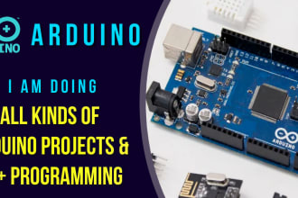 do all kinds of arduino projects and arduino programming