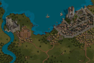 create a pixel art map