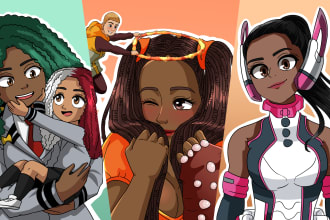 draw custom anime from your face or your oc
