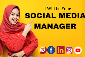 be your social media marketing manager for fast organic growth