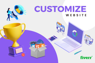 create or develop website using PHP, laravel with API