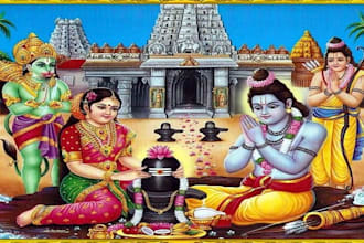 do ritual puja of god ganesh, mata laxmi with vedic mantras