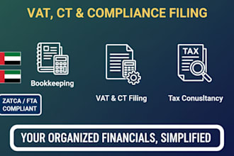 do uae bookkeeping and vat filing on quickbooks or zoho