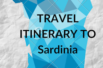 plan your itinerary to sardinia