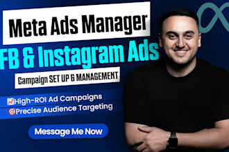 setup and manage converting meta facebook instagram ads campaign