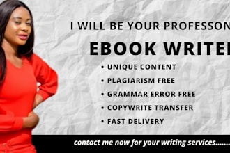 be your ebook writer ghost book writer kindle ebook writer children book writer