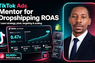 mentor you on tiktok ads marketing strategy and roas