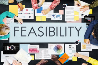 do feasibility study, business plan and investor pitch deck