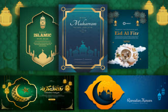 design amazing islamic and charity poster, flyer or brochure