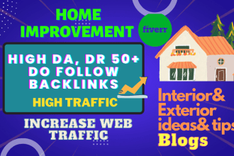 publish home improvement guest post on high da website
