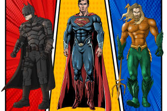 draw any super hero you like, or even turn you into one