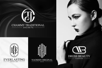 do a luxury monogram and boutique logo design