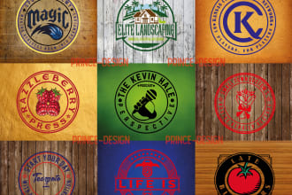design cool vintage hipster or retro badge logo