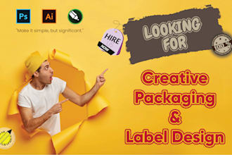 design packaging and pouch film and shopping bag and labels design