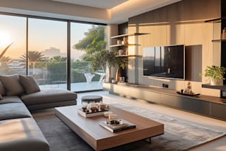 make super realistic 3d photo render for your space