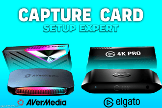 setup any capture card for dual pc live streaming recording