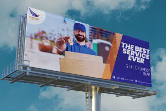 design billboard and banners for you