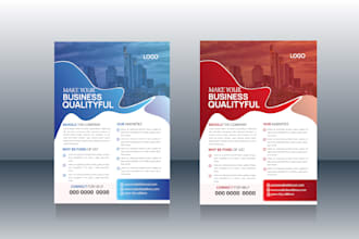 create corporate business flyer design, event, school posters