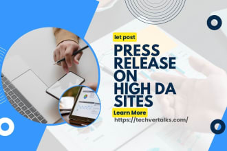 write a press release and do top press release distribution