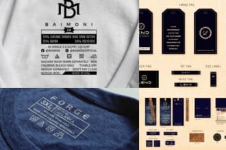 stunning design clothing tag, hang tag for 1 day
