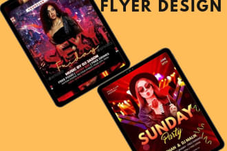 deign party, event, church, business, nightclub, dj, flyer design