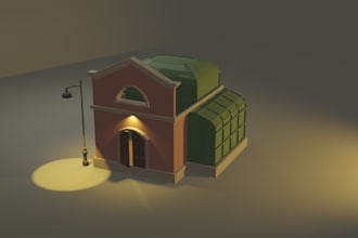 make 3d model, buildings and 3d objects in blender
