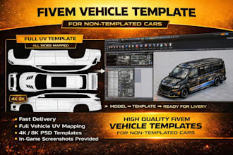 make templates for fivem cars