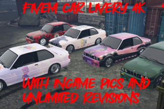 create fivem car livery