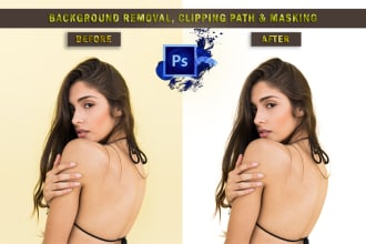 do background removal, cut out images professionally