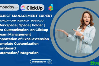 be your project management consultant for clickup