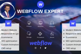 webflow website design fix webflow website develop webflow website redesign